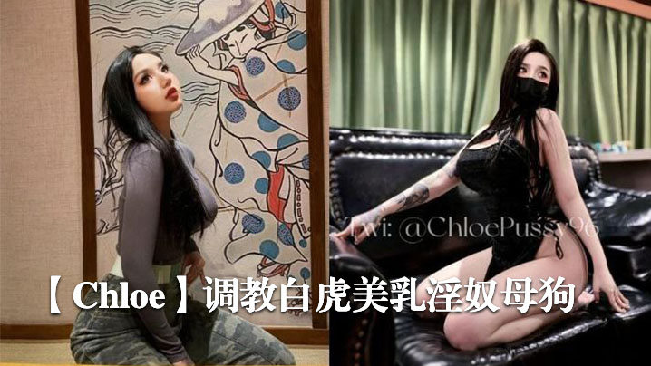 【Chloe】调教白虎美乳淫奴母狗